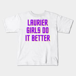 Laurier Girls Kids T-Shirt